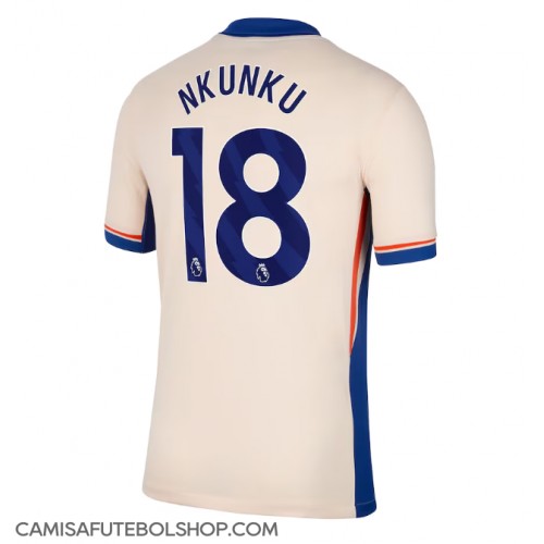 Camisa de time de futebol Chelsea Christopher Nkunku #18 Replicas 2º Equipamento 2024-25 Manga Curta